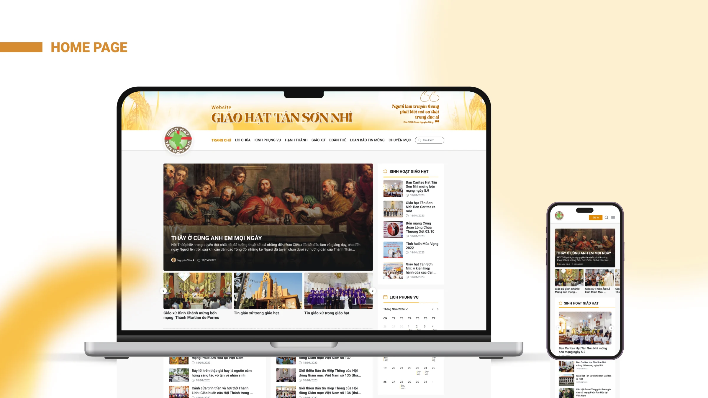 Website Giáo hạt Tân Sơn Nhì – TGP. Sài Gòn